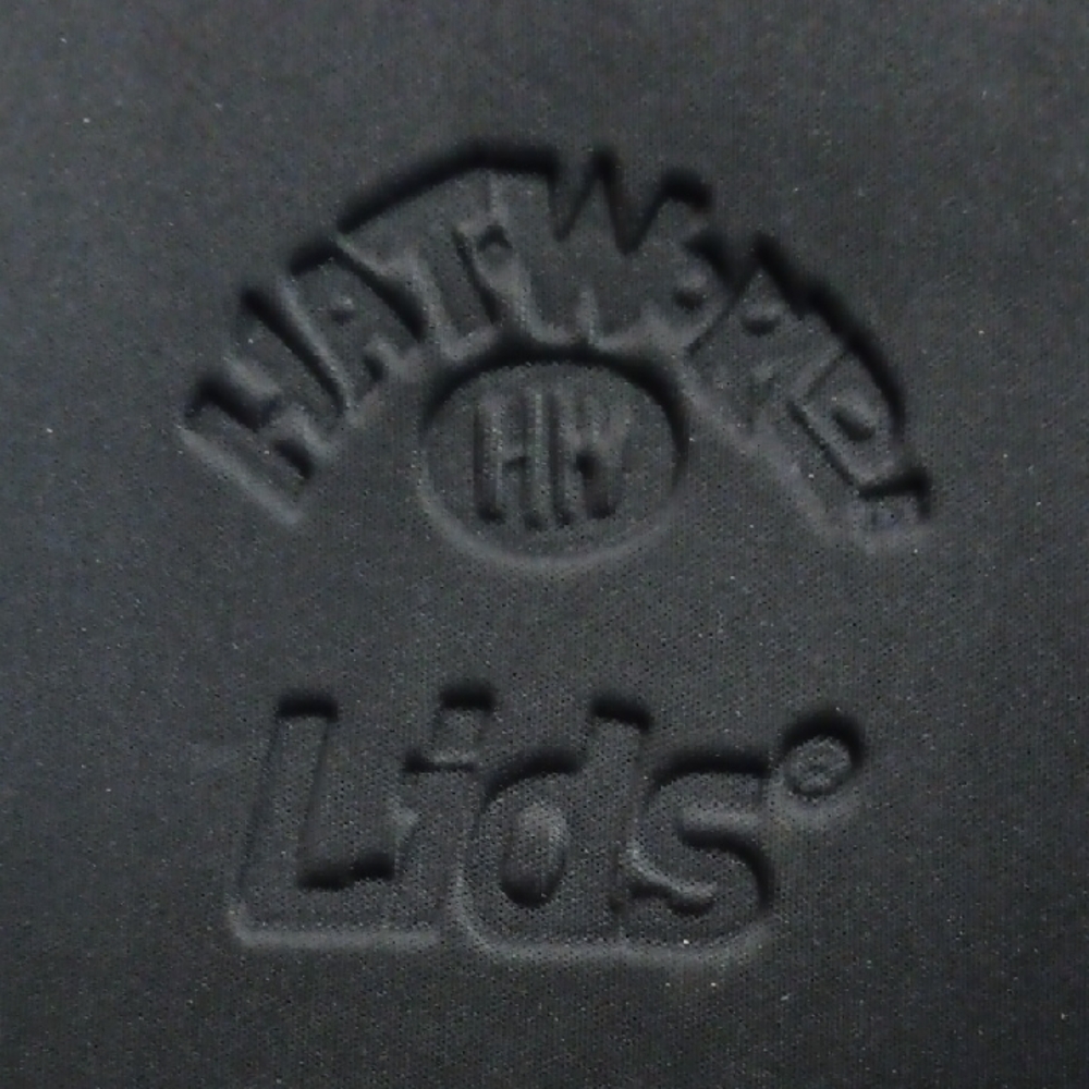 Lids Black Embossed Logo Cap